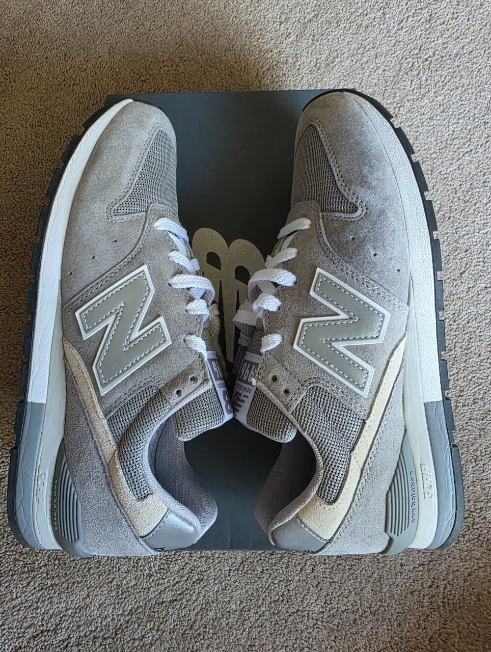 New Balance 996 'Grey Silver' CM996B Size 8 Women/ 6.5 Men D $122 NEW - Picture 10 of 16
